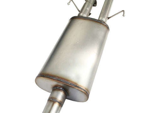 aFe MACHForce XP Exhausts Cat-Back SS-409 EXH CB Toyota Tundra 10-11 V8-5.7L 145.7 WB (blk tip) - 49-46008-B