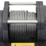 Superwinch 2500 LBS 12V DC 3/16in x 40ft Steel Rope Terra 2500 Winch - Gray Wrinkle - 1125260