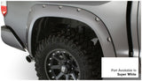 Bushwacker 16-18 Toyota Tundra Fleetside Pocket Style Flares 4pc 66.7/78.7/97.6in Bed - Super White - 30918-13