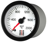 Autometer Stack 52mm 0-2000 Deg F Pro Stepper Motor Exhaust Gas Temp Gauge - White - ST3364