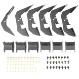 Westin 2007-2018 Chevy Silverado Ext/Dbl Cab R7 Nerf Step Bars - Black - 28-71025