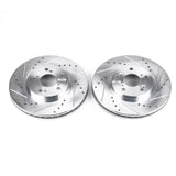 Power Stop 01-03 Acura CL Front Evolution Drilled & Slotted Rotors - Pair - JBR923XPR