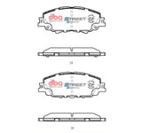 DBA 19-22 Toyota Corolla Hatchback Front SSEV Street Series Brake Pads - DB15043SSEV
