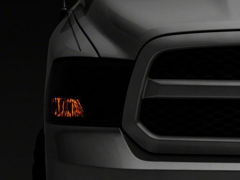 Raxiom 09-18 Dodge RAM 1500 Axial OEM Rep Headlights w/ Single Bulb- Chrome Housing (Smoked Lens) - R118019