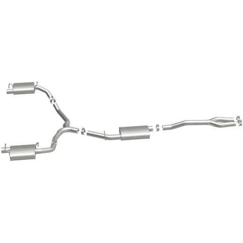 MagnaFlow Cat-Back SS Dual Split Rear Exit 2015 Dodge Charger/Chrysler 300C 3.6L V6 (Uses OEM Tips) - 19225