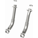 MagnaFlow 66-72 Chevy C10 Pickup V8 2-Piece Front Exhaust Pipe Kit (2in Tubing/Clamps/Inlet Flanges) - 15380