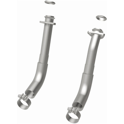 MagnaFlow 66-72 Chevy C10 Pickup V8 2-Piece Front Exhaust Pipe Kit (2in Tubing/Clamps/Inlet Flanges) - 15380