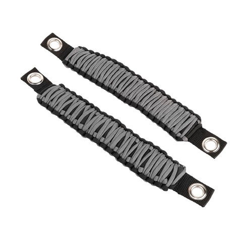 Rugged Ridge Paracord A-Pillar/Seat Mount Handle Gry 07-18 Jeep Wrangler JK - 13305.83