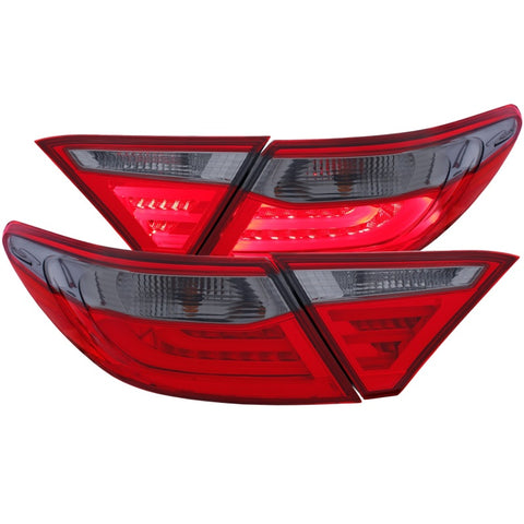 ANZO 2015-2016 Toyota Camry LED Taillights Smoke - 321336