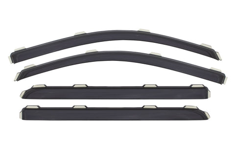 Lund 15-17 Chevy Silverado 2500 Ext. Cab Ventvisor Elite Window Deflectors - Smoke (4 Pc.) - 184528