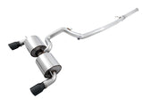 AWE Tuning Ford Focus RS Touring Edition Cat-Back Exhaust - Non-Resonated - Diamond Black Tips - 3015-33088