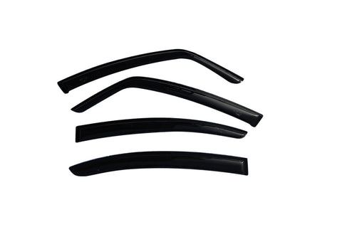 AVS 08-10 Suzuki SX4 Ventvisor Outside Mount Window Deflectors 4pc - Smoke - 94157