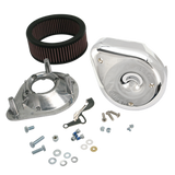 S&S Cycle 66-84 BT w/ 5 Gal Tanks Notched Teardrop Air Cleaner Kit for Super E/G Carbs - 17-0440