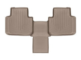 WeatherTech 2018+ Volkswagen Atlas Rear FloorLiner - Tan (w/ 2nd Row Bucket Seats) - 4510842