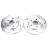 Power Stop 14-19 Mini Cooper Front Evolution Drilled & Slotted Rotors - Pair - EBR1646XPR