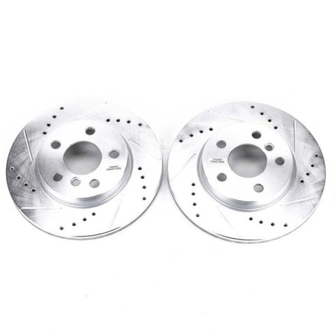 Power Stop 14-19 Mini Cooper Front Evolution Drilled & Slotted Rotors - Pair - EBR1646XPR