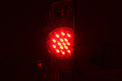 ANZO 2005-2015 Toyota Tacoma LED Taillights Chrome - 311041