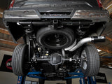 aFe Large Bore-HD 4in 409 SS DPF-Back Exh 18-19 Ford F-150 V6-3.0L (td) w/ Black Tip - 49-43106-B