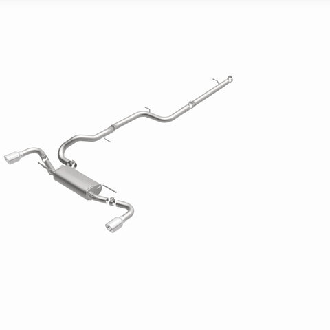 MagnaFlow 10-12 Mazda 3 L4 2.5L Hatchback Split Rear Exit Stainless Cat Back Performance Exhaust - 15146