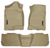 Husky Liners 07-13 GM Escalade/Suburban/Yukon WeatherBeater Tan Front & 2nd Seat Floor Liners - 98253