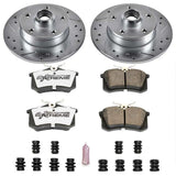 Power Stop 92-95 Volkswagen Corrado Rear Z26 Street Warrior Brake Kit - K513-26