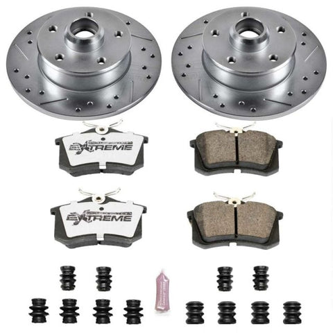 Power Stop 92-95 Volkswagen Corrado Rear Z26 Street Warrior Brake Kit - K513-26