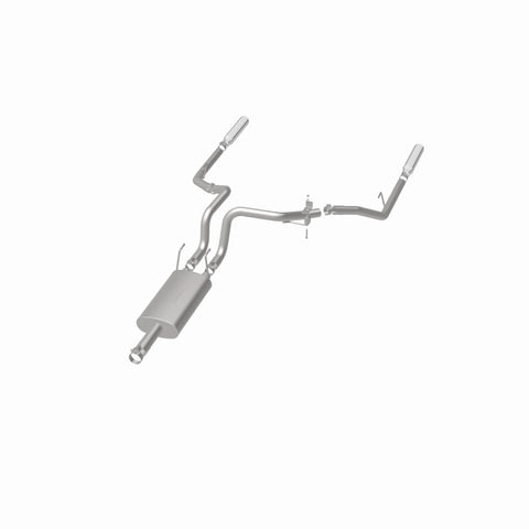 Magnaflow 09-13 Dodge Ram 1500 V6 3.6L Dual Spilt Rear Exit Polished Stainless C/B Perf Exhaust - 15249