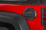 Rugged Ridge Elite Fuel Door Non-Lock Black 07-18 Jeep Wrangler JK - 11425.12