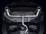 AWE Tuning 19-23 BMW 330i / 21-23 BMW 430i Base G2X Track Edition Axle-Back Exhaust - Chrome Silver - 3020-32429