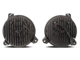 Raxiom 18-23 Jeep Wrangler JL Axial Series 9-In Angel Eye LED Headlights- Blk Housing (Clear Lens) - J171705