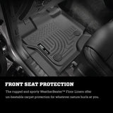 Husky Liners 17-19 F-250/F-350/F-450 Crew Cab Weatherbeater Black Front & 2nd Seat Floor Liners - 94061