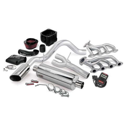 Banks Power 09 Chevy 5.3L CCSB/ECSB FFV PowerPack System - SS Single Exhaust w/ Chrome Tip - 48077