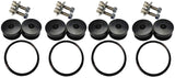 Torque Solution Billet Bumper Quick Release Kit Combo (Black): Universal - TS-UNI-026Bc