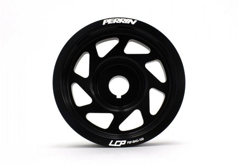 PERRIN 93-14 Subaru Impreza (Incl. 02-14 WRX) / 04-21 STI Lightened Crank Pulley - Black - PSP-ENG-100BK