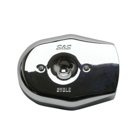 S&S Cycle 08-16 Touring/16-17 Softail Models Stealth Air Cleaner Kit w/ Chrome Tribute Cover - 170-0594
