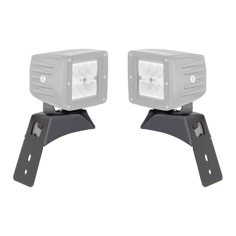 Go Rhino 18-20 Jeep Wrangler JL/JLU/Gladiator JT Light Mount - 3in Cube - 730035T