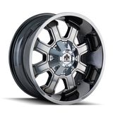 Mayhem 8103 Fierce 20x10 / 8x180 BP / -19mm Offset / 124.1mm Hub Chrome Wheel - 8103-2178C