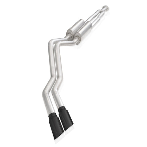 Stainless Works 2020-21 Silverado HD 6.6L Redline Catback Black Tips - CT220CBR-B