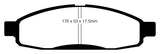 EBC 05-06 Infiniti QX56 5.6 (Bosch) Yellowstuff Front Brake Pads - DP41776R