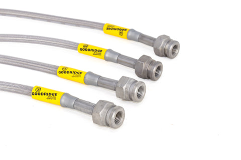 Goodridge 04-13 Mazda 3/Mazdaspeed3 Stainless Steel Brake Lines Kit - 25048