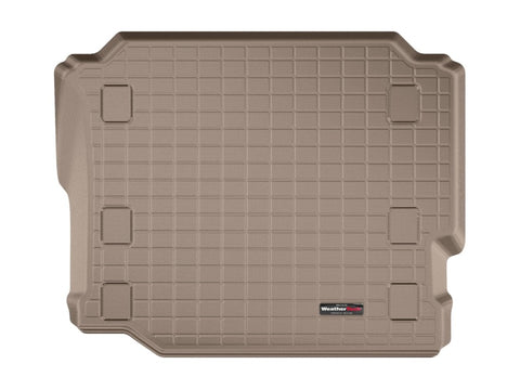 WeatherTech 2018+ Jeep Wrangler Unlimited JL No w/o Subwoofer Cargo Liners - Tan - 411109