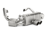 Akrapovic 16-16 Porsche Boxster Spyder / Cayman GT4 (981) Slip-On Line (Titanium) w/ Titanium Tips - S-PO981SO2-HT