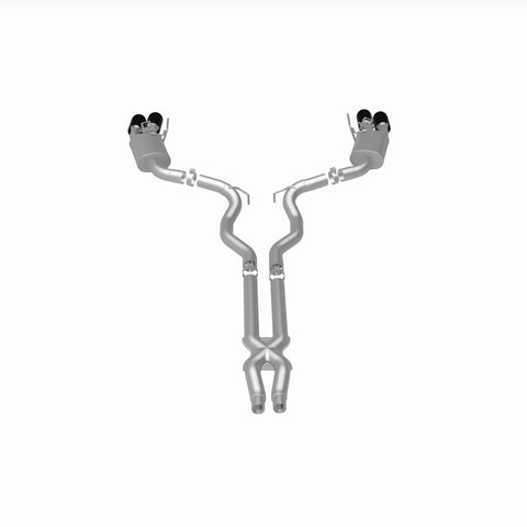 MagnaFlow Cat-Back 2016 Ford Mustang Shelby GT350/GT350R 5.2L V8 Carbon Fiber Tips - 19299