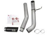 aFe Atlas Exhaust 5in DPF-Back Al Steel 2016 Nissan Titan XD V8-5.0L Black Tip - 49-06112-B
