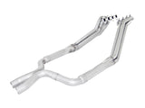 Stainless Works 2005-10 Mustang GT 1-3/4in Headers 3in High-Flow Cats X-Pipe Factory Connection - M05H175X