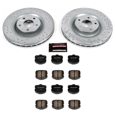 Power Stop 06-13 Chevrolet Corvette Front Z23 Evolution Sport Brake Kit - K1444