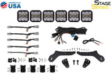 Diode Dynamics 17-20 Ford Raptor SS5 Grille CrossLink Lightbar Kit Sport - White Combo - DD7335