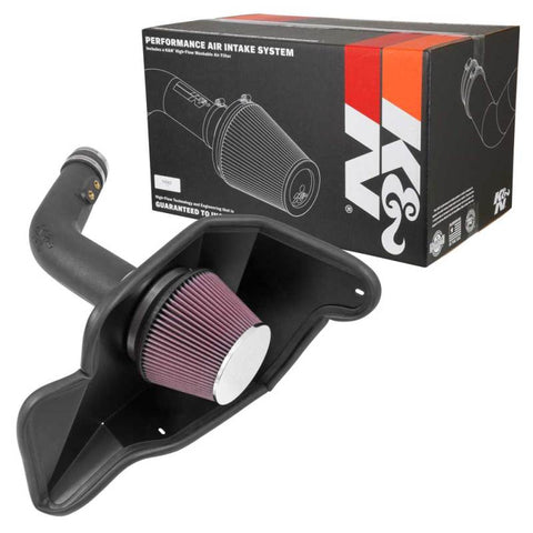 K&N 15-17 Ford Mustang 3.7L V6 F/I Performance Intake Kit - 57-2594
