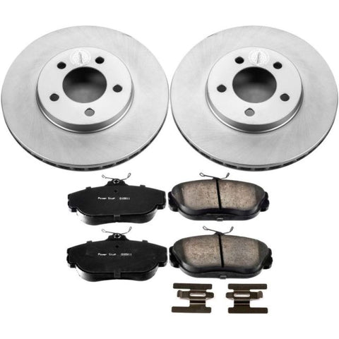 Power Stop 94-00 Ford Taurus Front Z17 Evolution Geomet Coated Brake Kit - CRK1327