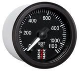 Autometer Stack 52mm 0-1100 Deg C Pro Stepper Motor Exhaust Gas Temp Gauge - Black - ST3313